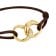 Thomas Sabo A2236-M03-2-L24V Damen Textil-Armband Together Vergoldet Braun 2