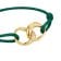 Thomas Sabo A2236-M03-6-L24V Damen Textil-Armband Together Vergoldet Grün 2