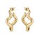 Thomas Sabo CR771-M01-39 Damen-Ohrringe Creolen in Wellenform Vergoldet 1