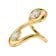 Thomas Sabo TR2545-M01-14 Damenring Geschwungen Vergoldet mit Zirkonia 2