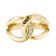 Thomas Sabo TR2547-M01-14 Damenring Together vergoldet mit Zirkonia 2