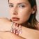 Thomas Sabo A2242-M07-9-L24V Hello Kitty Textilarmband pink mit Charm Connect 3