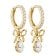 Thomas Sabo CR749-M01-14 Damen-Ohrringe Creolen Schleife mit Zirkonia Goldfarben 1