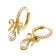 Thomas Sabo CR749-M01-14 Damen-Ohrringe Creolen Schleife mit Zirkonia Goldfarben 2