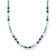 Thomas Sabo KE2162-775-7-L45v Halskette mit Blauen Steinen und Perlen Bild 1