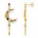 Thomas Sabo H2200-959-7 Women's Earrings Royalty Moon Gold Plated Image 1