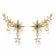Thomas Sabo H2223-959-7 Ladies' Ear Climber Earrings Royalty Stars Gold Plated Image 2