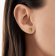 Thomas Sabo H2163-413-39 Unisex Stud Earrings Skull King Gold Tone Image 2