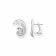 Thomas Sabo H2225-051-14 Women's Earrings Wave with White Stones Silver Image 2