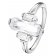 Thomas Sabo TR2267-051-14 Silver Ladies' Ring White Stones Image 1