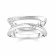 Thomas Sabo TR2382-051-14 Women's Silver Ring Wave with White Stones Image 1
