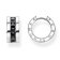 Thomas Sabo CR670-643-11 Hoop Earrings Silver with Black Stones Image 1