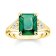 Thomas Sabo TR2362-971-6 Women's Ring Green Stone Gold Tone Image 1