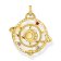 Thomas Sabo PE953-776-7 Pendant with Planetary Ring Gold Plated Image 2