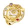 Thomas Sabo TR2445-565-7 Women's Ring in Cosmic Design Gold Tone Image 1