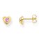 Thomas Sabo H2271-414-9 Women's Stud Earrings Heart Gold Plated Image 1