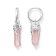 Thomas Sabo CR722-643-9 Women's Hoop Earrings with Rose Quartz Silver Image 1