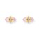 Thomas Sabo H2281-414-9 Women's Stud Earrings with Rose Quartz Gold Plated Image 2