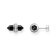 Thomas Sabo H2281-641-11 Women's Stud Earrings Black Onyx Silver Image 1