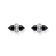 Thomas Sabo H2281-641-11 Women's Stud Earrings Black Onyx Silver Image 2