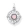 Thomas Sabo PE959-340-9 Pendant Pink with Heart Planet and Stones Silver Image 2