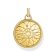 Thomas Sabo PE962-471-7 Pendant Wheel of Fortune with Cosmic Symbols Gold Plated Image 2