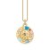 Thomas Sabo PE962-471-7 Pendant Wheel of Fortune with Cosmic Symbols Gold Plated Image 3