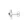 Thomas Sabo H2283-643-11 Single Stud Earring with Black Zirconia Silver Image 2