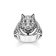 Thomas Sabo TR2452-643-21 Signet Ring Wolf's Face With Stones Silver Image 2