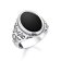 Thomas Sabo TR2454-641-11 Men's Signet Ring With Black Onyx Silver Image 1