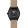 KHS SLIBS.ST Men´s Watch Slingshot Quartz Black/Silicone Strap Beige 5