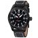KHS AIRBS.LBB Mens Watch Airleader Black Steel Buffalo Leather Strap Image 1