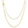 Sif Jakobs Jewellery SJ-C42132-SG Ladies' Necklace Due Gold-Plated Silver Image 1