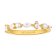 Sif Jakobs Jewellery SJ-R12260-PCZ-YG Ladies' Ring Adria Piccolo Gold Tone with Pearls Image 1