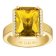 Sif Jakobs Jewellery SJ-R42267YELCZ-YG Ladies' Ring Roccanova Altro Grande Gold Tone Image 1