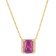 Sif Jakobs Jewellery SJ-N42276-PKCZ-YG Women's Necklace Roccanova X-Grande Gold Tone Pink Image 1