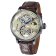 Poljot International 3360.T88-C Men's Wristwatch Tourbillon Skeleton Brown/Champagne Image 1