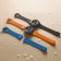 Tissot T852.048.861 Watch Strap Sideral Orange Rubber Image 5