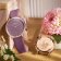 Sternglas S01-NDF28-KL15 Women's Watch Naos XS Edition Flora Lavender Image 6