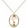 P D Paola CO01-351-U Women's Necklace Star Sign Scorpio Gold Plated Silver Image 1