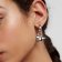 P D Paola AR02-185-U Ladies' Hoop Earrings Ivy Silver Image 2