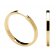 P D Paola AR01-031-U Women's Hoop Earrings Gold Tone Image 1