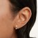 PDPaola PG01-776-U Women's Earring Eli Gold Plated Silver Image 2