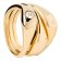 PDPaola AN01-994 Women's Ring Set Sugar Gold Plated Silver Image 1