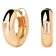 PDPaola AR01-913-U Ladies' Hoop Earrings Kali Gold Plated Silver Image 1
