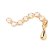 PDPaola PG01-026-U Women's Single Stud Earring Swim Gold Plated Silver Image 1