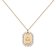 PDPaola CO01-574-U Women's Zodiac Necklace Libra Gold Plated Silver Image 1
