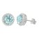 Acalee 70-1047-03 Damen-Ohrringe 925 Silber Zirkonia-Ohrstecker Swiss Blau 1