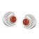 Acalee AC8888-16 Women's Earrings 925 Silver With Garnet Red Cubic Zirconia 2
