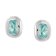 Acalee AC8946-02 Damen-Ohrringe 925 Silber Ohrstecker Zirkonia Aquamarinblau 2
